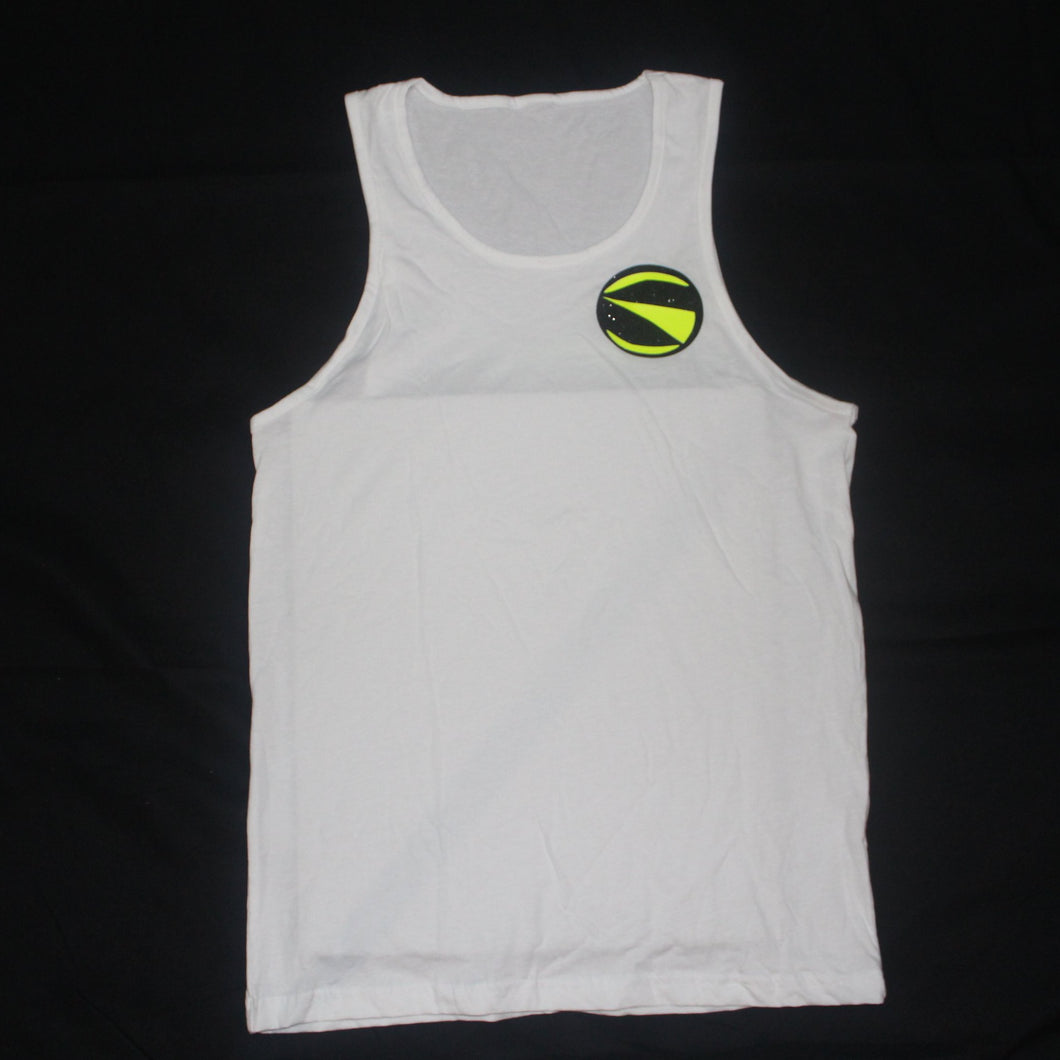 White Swaliga Black Neon Tank